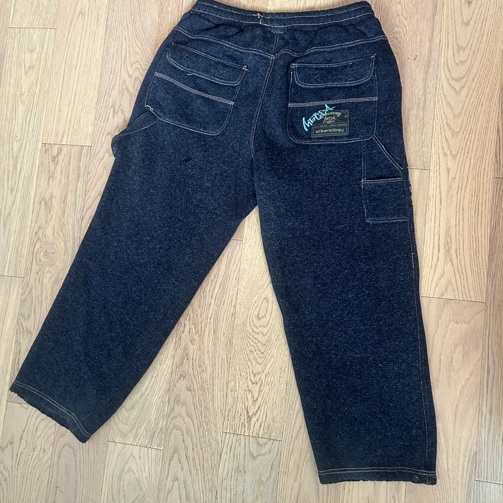 Men's deep blue mecca joggers